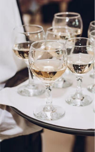 Glasses of wine